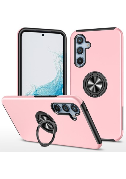 Samsung Galaxy S25 Pc+Tpu Telefon Kılıfı ve Dönebilen Halka Tutucu (Yurt Dışından)