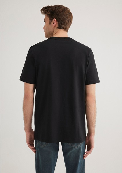Mavi Black Baskılı Siyah Tişört 0612528-900