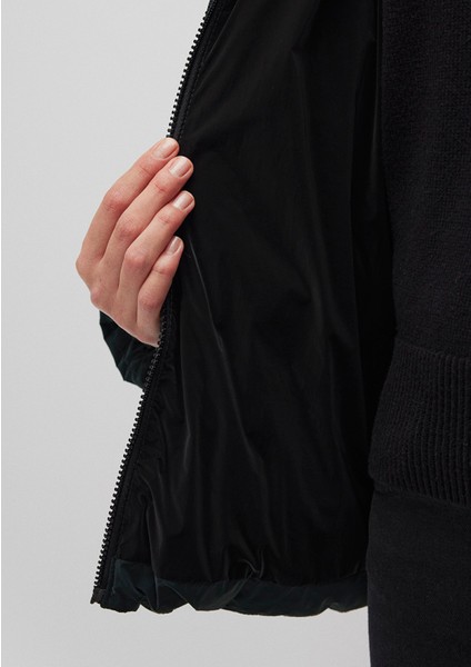 Kapüşonlu Koyu Yeşil Şişme Mont 1110043-71929 indirimleri