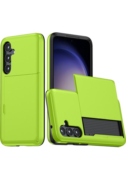 Samsung Galaxy S25 Tpu + Pc Telefon Arka Kapaklı Kart Tutuculu (Yurt Dışından)