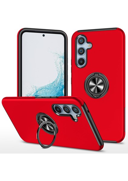 Samsung Galaxy S25 Pc+Tpu Telefon Kılıfı ve Dönebilen Halka Tutucu (Yurt Dışından)