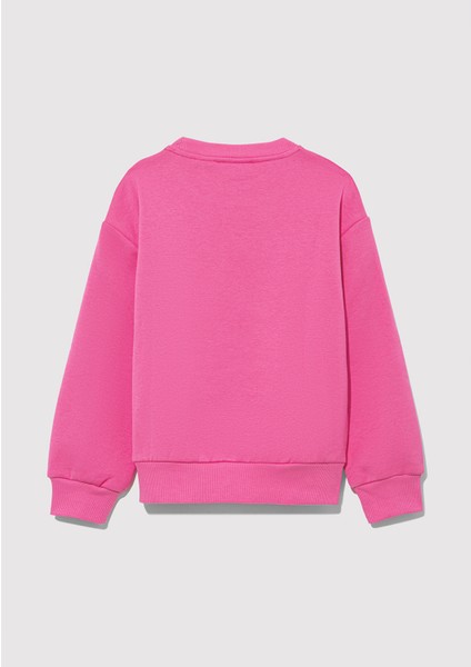 Bugs Bunny Baskılı Pembe Sweatshirt 7S10072-71095