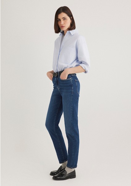 Cindy Gold Shape Koyu Mavi Jean Pantolon 100277-33687 fiyatları