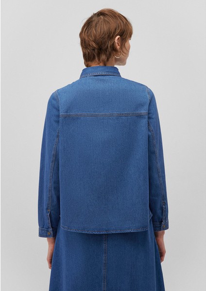 Lacivert Denim Gömlek 1210959-85481 fırsatları