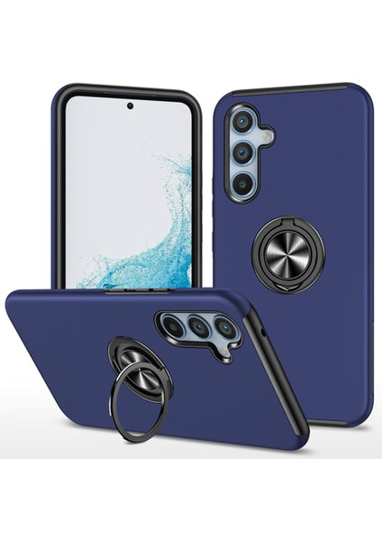 Samsung Galaxy S25 Pc+Tpu Telefon Kılıfı ve Dönebilen Halka Tutucu (Yurt Dışından)
