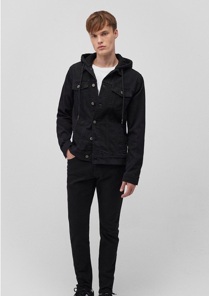 Erkek Brandon Comfort Siyah Jean Ceket 0167932233