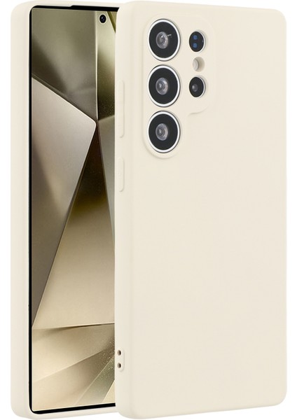 Samsung Galaxy S25 Ultra Tpu Arka Yumuşak Çizilmez Fiber Astar Telefon Kapağı (Yurt Dışından)