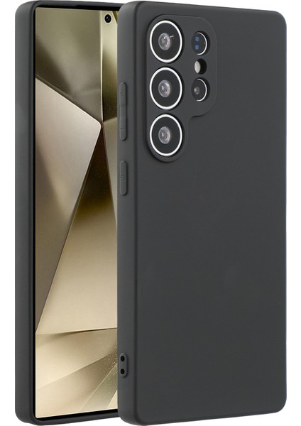 Samsung Galaxy S25 Ultra Tpu Arka Yumuşak Çizilmez Fiber Astar Telefon Kapağı (Yurt Dışından)