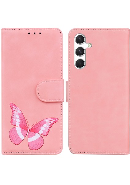 Samsung Galaxy S25 Plus Standlı Kılıf Pu Deri Telefon Kılıfı (Yurt Dışından)
