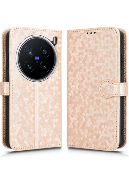 Vivo X200 Pro 5g Cüzdan Kılıf Pu Deri Telefon Kapağı (Yurt Dışından)