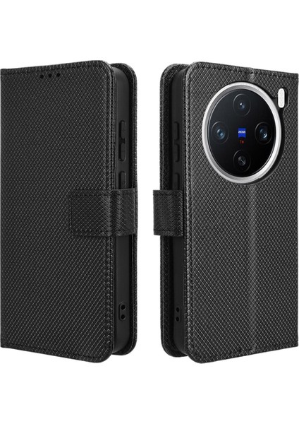 Vivo X200 5g Pu Deri Cüzdan Telefon Kılıfı (Yurt Dışından)