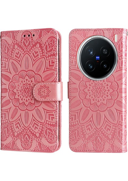 Vivo X200 Pro 5g Deri Cüzdan Telefon Kılıfı (Yurt Dışından)