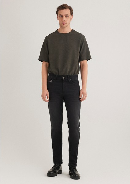 Erkek Jake Koyu Gri Mavi Premium Jean Pantolon 0042218775