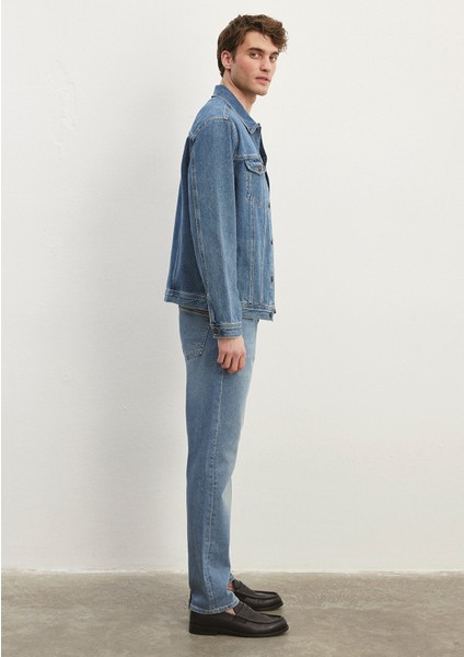 Drake 90lar Indigo Mavisi Jean Ceket 010143-28013