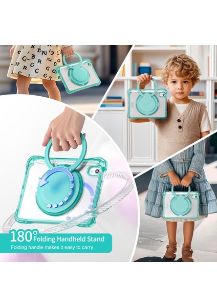 iPad Mini (2024) / Mini (2021) Döner Kickstand Pc Tpu Akrilik Tablet Kapağı (Yurt Dışından) fiyatları