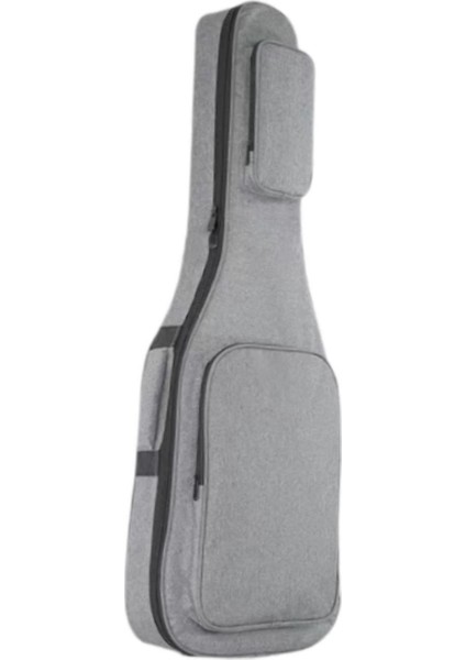 Ön Cepli Gitar Konser Çantası, Ayarlanabilir Omuz Kayışları ile Dirençli Gri (Yurt Dışından) fiyatları
