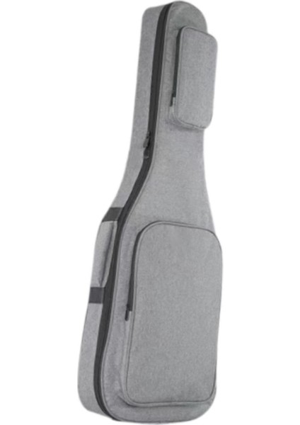 Ön Cepli Gitar Konser Çantası, Ayarlanabilir Omuz Kayışları ile Dirençli Gri (Yurt Dışından) fırsatları