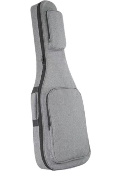 Ön Cepli Gitar Konser Çantası, Ayarlanabilir Omuz Kayışları ile Dirençli Gri (Yurt Dışından) indirimleri