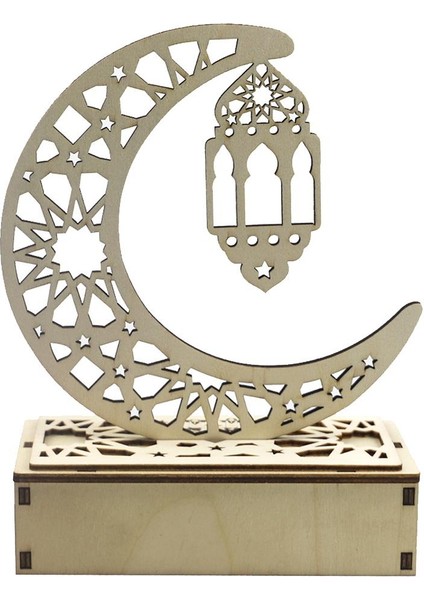Ahşap Ramazan Dekor LED Süslemeler Partisi Malzemeleri (Yurt Dışından)