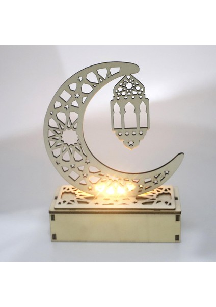 Ahşap Ramazan Dekor LED Süslemeler Partisi Malzemeleri (Yurt Dışından)