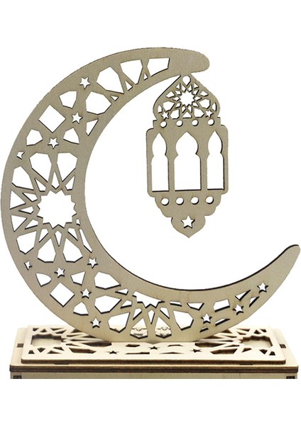 Ahşap Ramazan Dekor LED Süslemeler Partisi Malzemeleri (Yurt Dışından)
