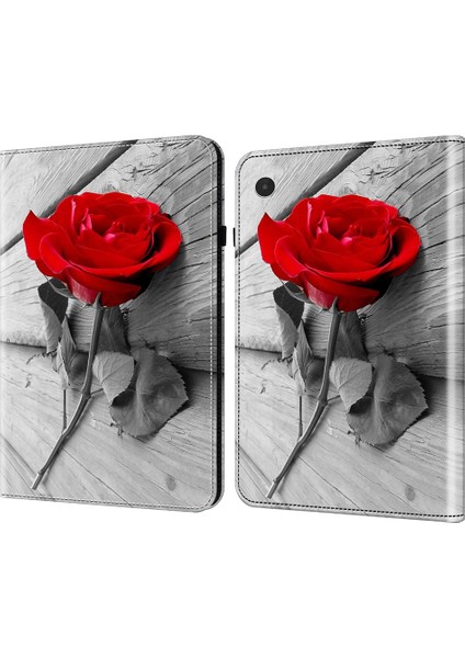 Lenovo Tab Plus Kart Yuvalı Deri Tablet Kılıfı (Yurt Dışından)
