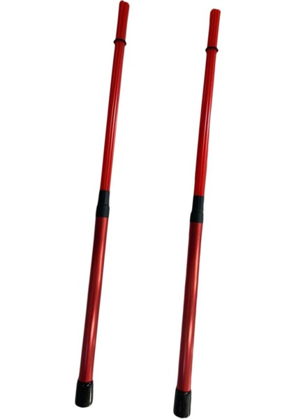 Drum Çubukları, Caz Halk Öğrencileri Için 40CM Uzunlukta Rahat Tutamaklarla Çubuklar Çocuklar Kırmızı (Yurt Dışından)