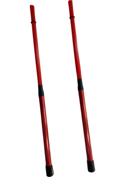 Drum Çubukları, Caz Halk Öğrencileri Için 40CM Uzunlukta Rahat Tutamaklarla Çubuklar Çocuklar Kırmızı (Yurt Dışından)
