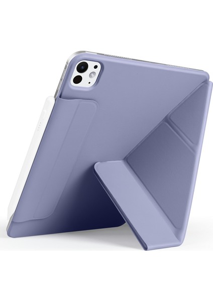 iPad Pro 11 (2024) Pc + Pu Deri Origami Standı Manyetik Tablet Kapağı (Yurt Dışından) fiyatları