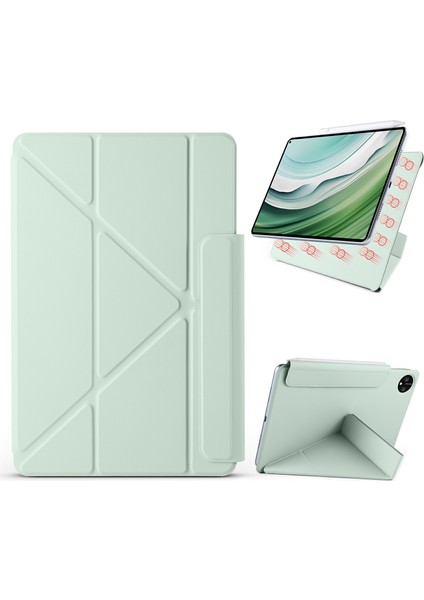 Huawei Matepad Pro 11 (2024) / (2022) Pc + Pu Deri Origami Standı Manyetik Tablet Kapağı (Yurt Dışından)
