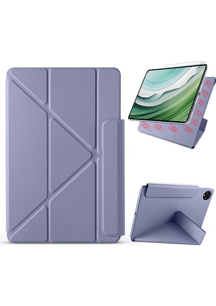 Huawei Matepad Pro 11 (2024) / (2022) Pc + Pu Deri Origami Standı Manyetik Tablet Kapağı (Yurt Dışından)