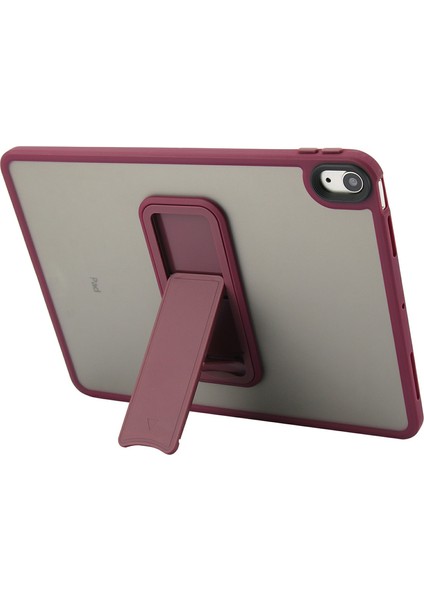 iPad 10.9 (2022) Tpu + Pc Kickstand'lı Cilt Dokunuşlu Tablet Kılıfı (Yurt Dışından)