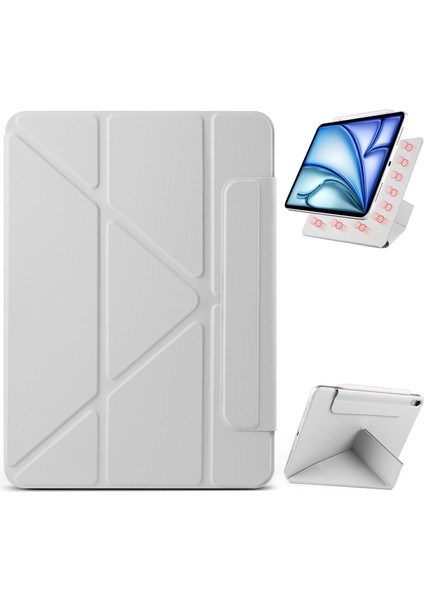 iPad Air 11 (2024) / Air (2022) / (2020) Origami Standı Manyetik Tablet Kapağı (Yurt Dışından)