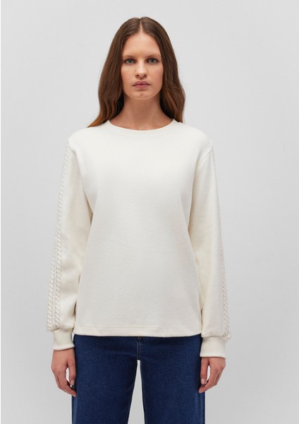 Kol Detaylı Ekru Sweatshirt 1S10292-80194 fırsatları