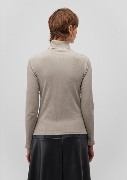 Boğazlı Gri Tişört 1612815-86585 indirimleri