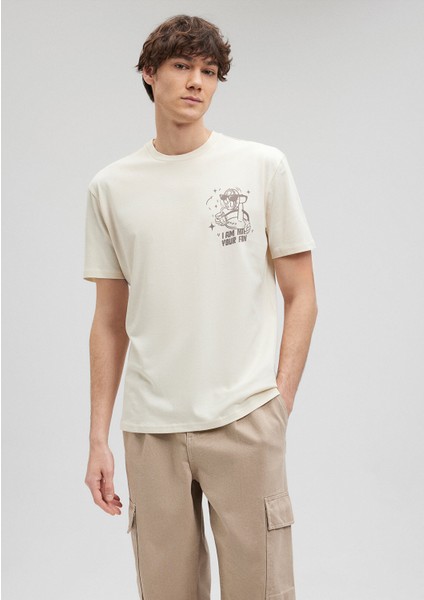 Baskılı Bej TIŞÖRT0612051-70055