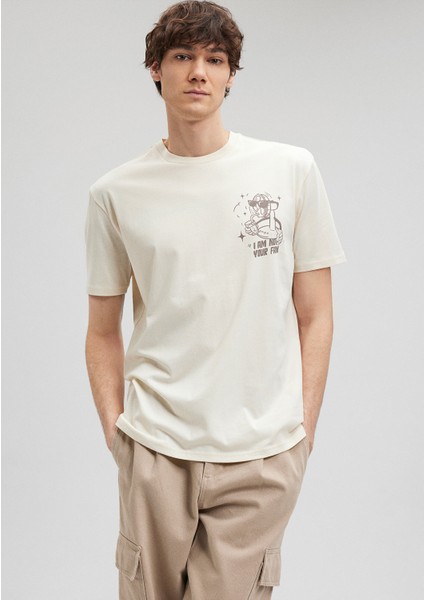 Baskılı Bej TIŞÖRT0612051-70055 fiyatları