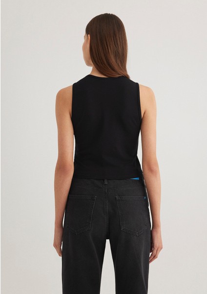 Siyah Halter Yaka Top 1612991-900 fırsatları