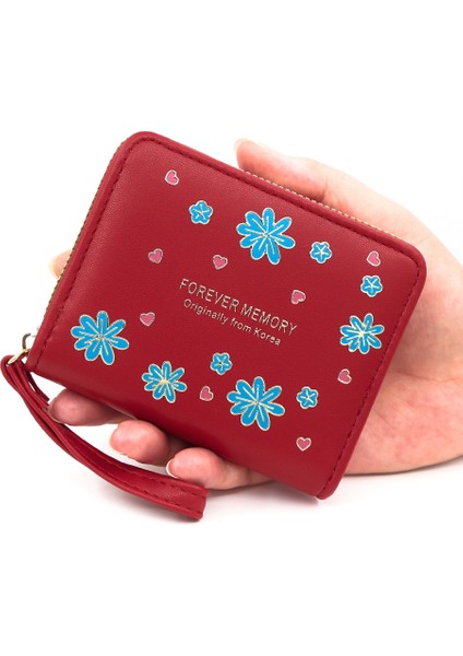 Kızlar Fermuarlı Çanta Günlük Depolama Kartı Tutucu Para Cüzdanı Kadın Kısa Elli Cüzdanı (Yurt Dışından) fiyatları