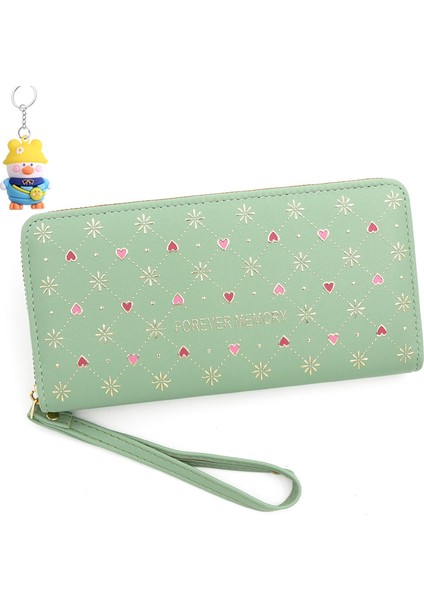 Uzun Cüzdan Bayanlar Fermuarlı Çanta Büyük Kapasiteli Depolama Kadın Clutch Çantası (Yurt Dışından)