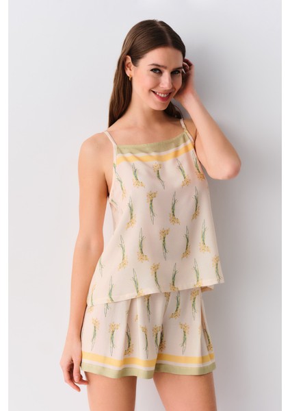 Elegant Şort Pijama Takımı