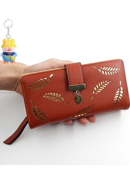 Içi Boş Uzun Fermuarlı Cüzdan Bayanlar Para Cüzdanı Cep Telefonu Çantası Kadın Clutch Para Cüzdanı (Yurt Dışından)