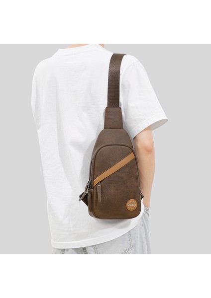 Erkek Crossbody Çantası Erkek Göğüs Çantası Omuz Crossbody Çantası Erkek Asılı Çantası (Yurt Dışından) fırsatları