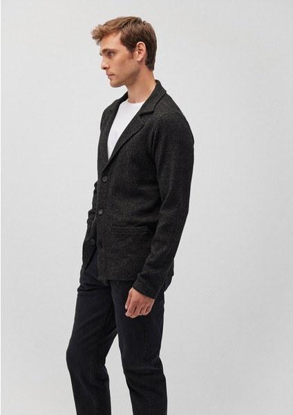 Siyah Triko Blazer Ceket 070699-900