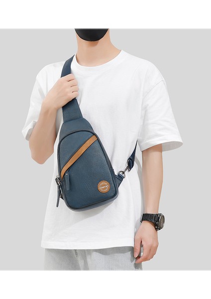 Erkek Crossbody Çantası Erkek Göğüs Çantası Omuz Crossbody Çantası Erkek Asılı Çantası (Yurt Dışından) indirimleri