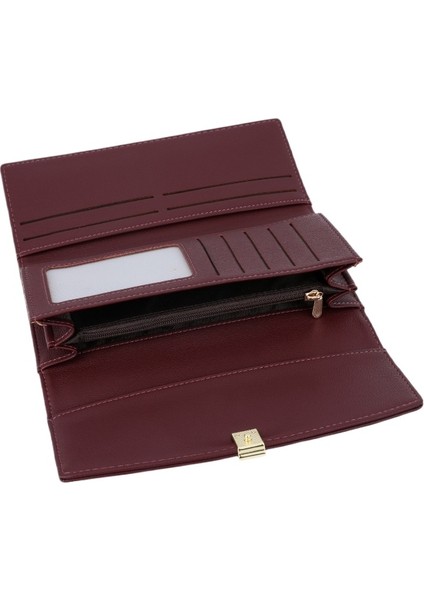 Cüzdan Uzun Büyük Üç Katlı Bayanlar El Çantası Çoklu Kart Yuvası Kart Tutucu Cep Telefonu Çantası (Yurt Dışından) fırsatları