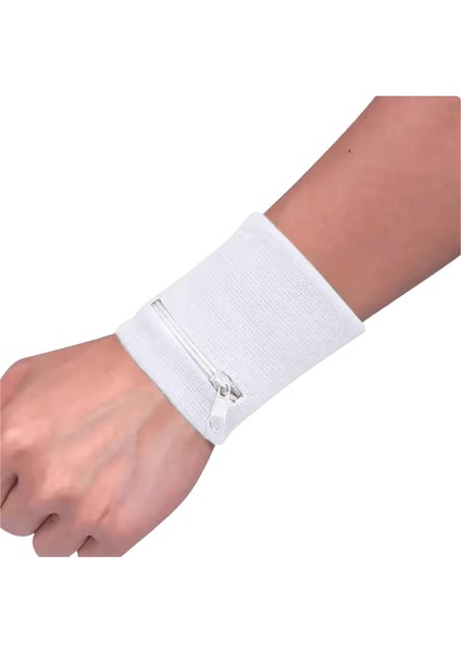 Güvenli Saklama Bilek Desteği Fermuarlı 1 Adet Bilek Çantası Koşu Seyahat Bisikleti Koşu Için Güvenli Spor Çantası Spor Salonu Bisikleti Cüzdan (Yurt Dışından)