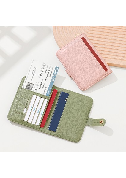 Bayanlar Pasaport Çantası Kapağı Uçak Bileti Sertifikası Saklama Çantası Halkalı Boyun Seyahat Kartı Tutucu Cüzdan (Yurt Dışından) indirimleri