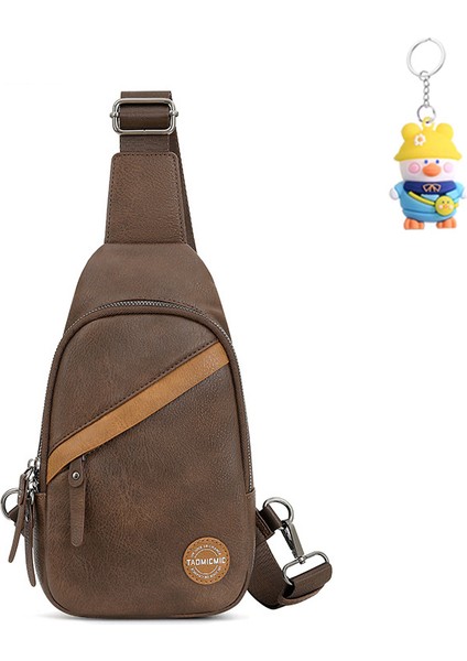 Erkek Crossbody Çantası Erkek Göğüs Çantası Omuz Crossbody Çantası Erkek Asılı Çantası (Yurt Dışından)