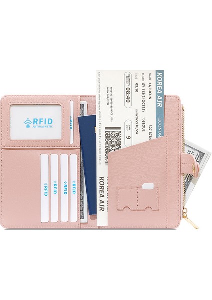 Seyahat Pasaport Çantası Belge Koruma Defteri Depolanabilir Belge Kılıfı Cüzdan Kart Tutucu (Yurt Dışından) fiyatları